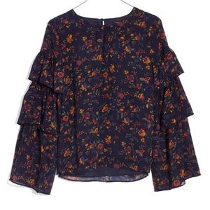 Madewell Floral Top